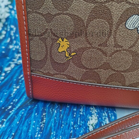 Coach Snoopy print tote bag - Picture 3 of 12